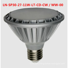 LED spotlights short neck PAR30 E27 E26 120V Dimmable 11W TUV GS CE ROHS certification 3 years warranty